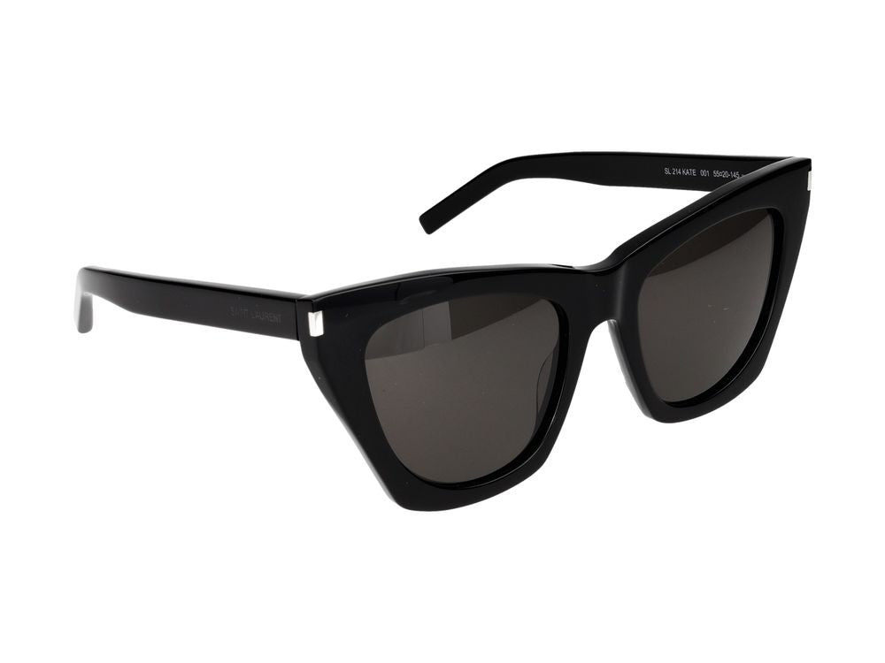 Saint Laurent Sunglasses Sl 214 Kate 001 Black Black Grey 55/20/145