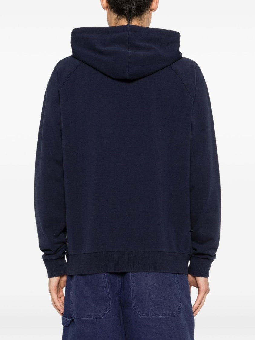 Moschino Silk And Nylon V-Neck Knit Hoodies