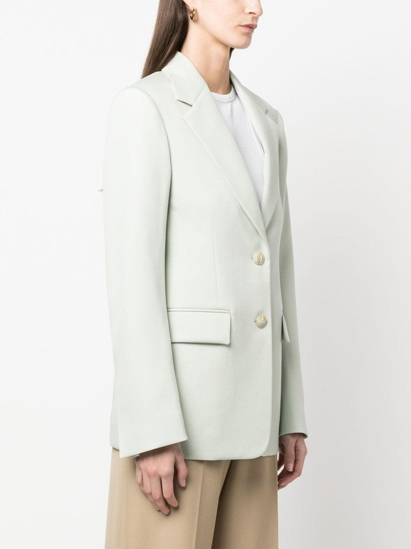 Lanvin Light Green Virgin Wool Blazer