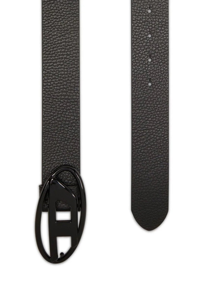 Diesel Textured Black Pmu Belt
