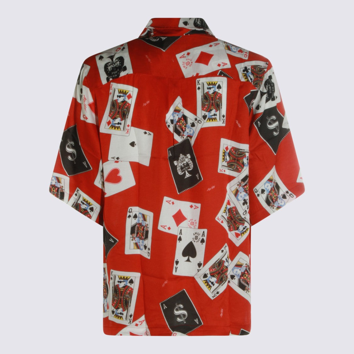 Awge Short-Sleeve Shirt With Vibrant Playing Card Print