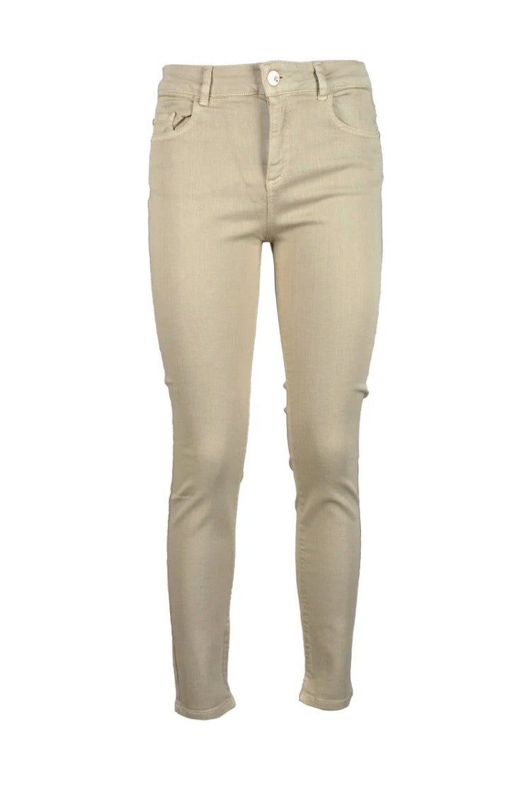 Nenette Beige Slim Shaping Jeans