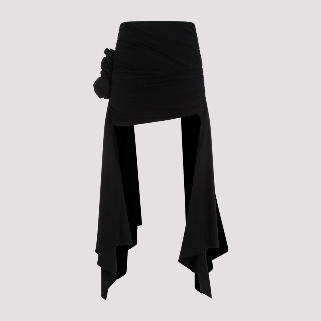 Magda Butrym Black Viscose Mini Skirt