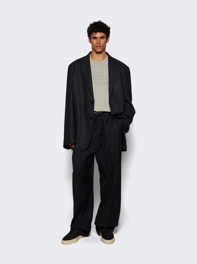 Maison Margiela Creased Pants Midnight Blue