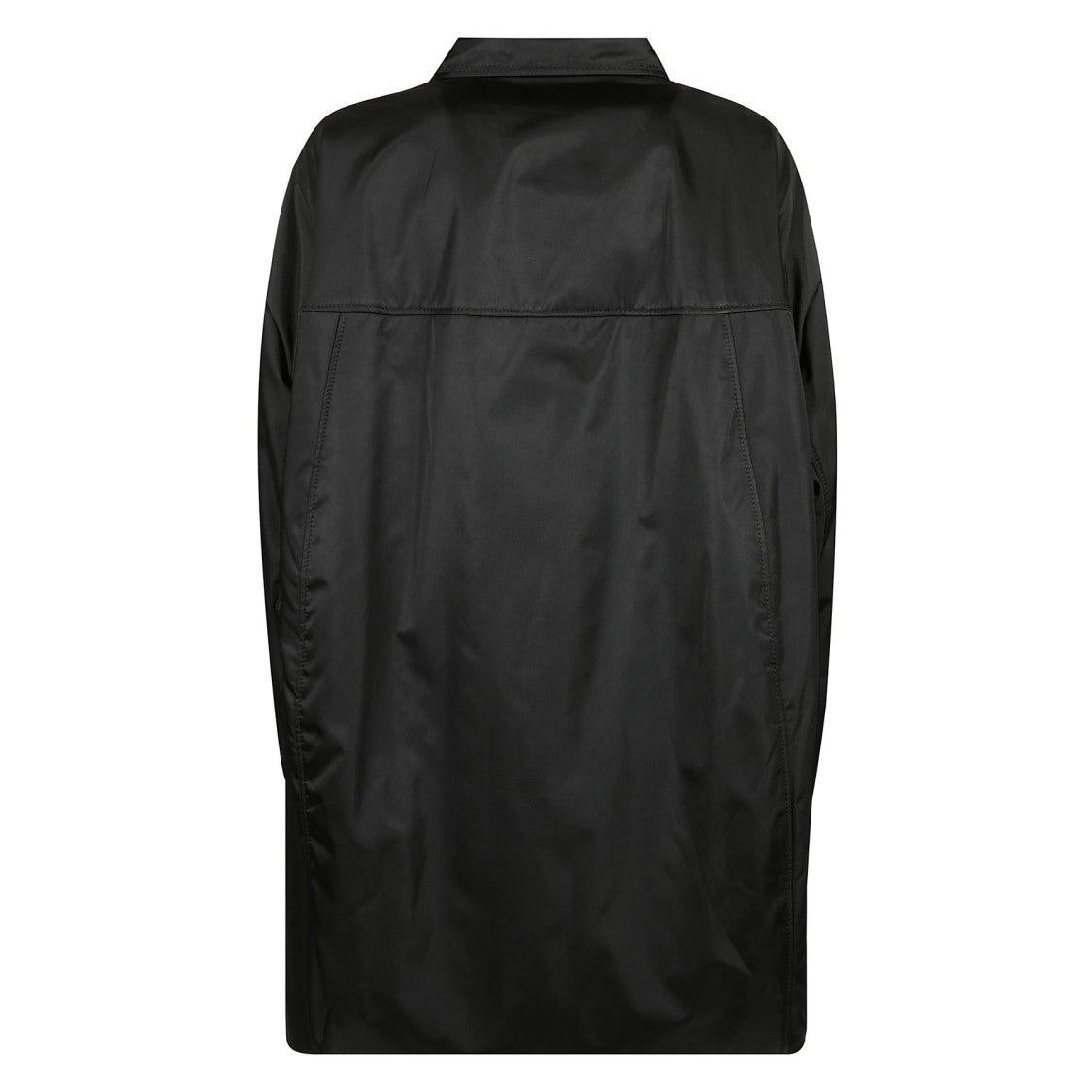 Marni High-Collared Black Bomber Jacket With Front Zipper