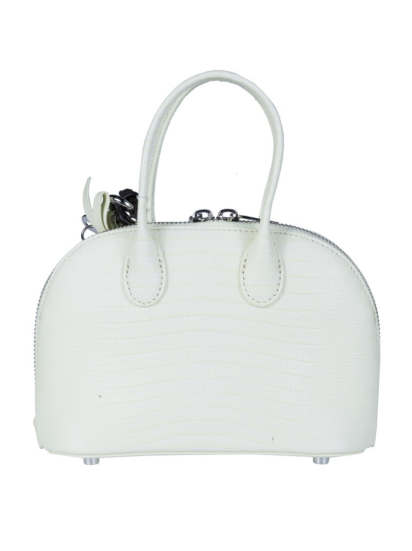 Self-Portrait Lizard Leather Toast Mini Bag