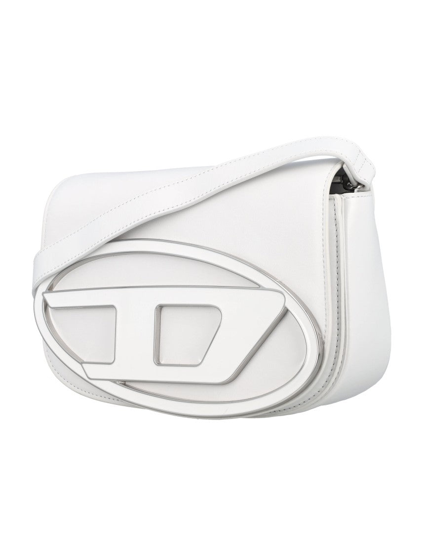 Diesel 1 Dr M Structured White Shoulder Bag