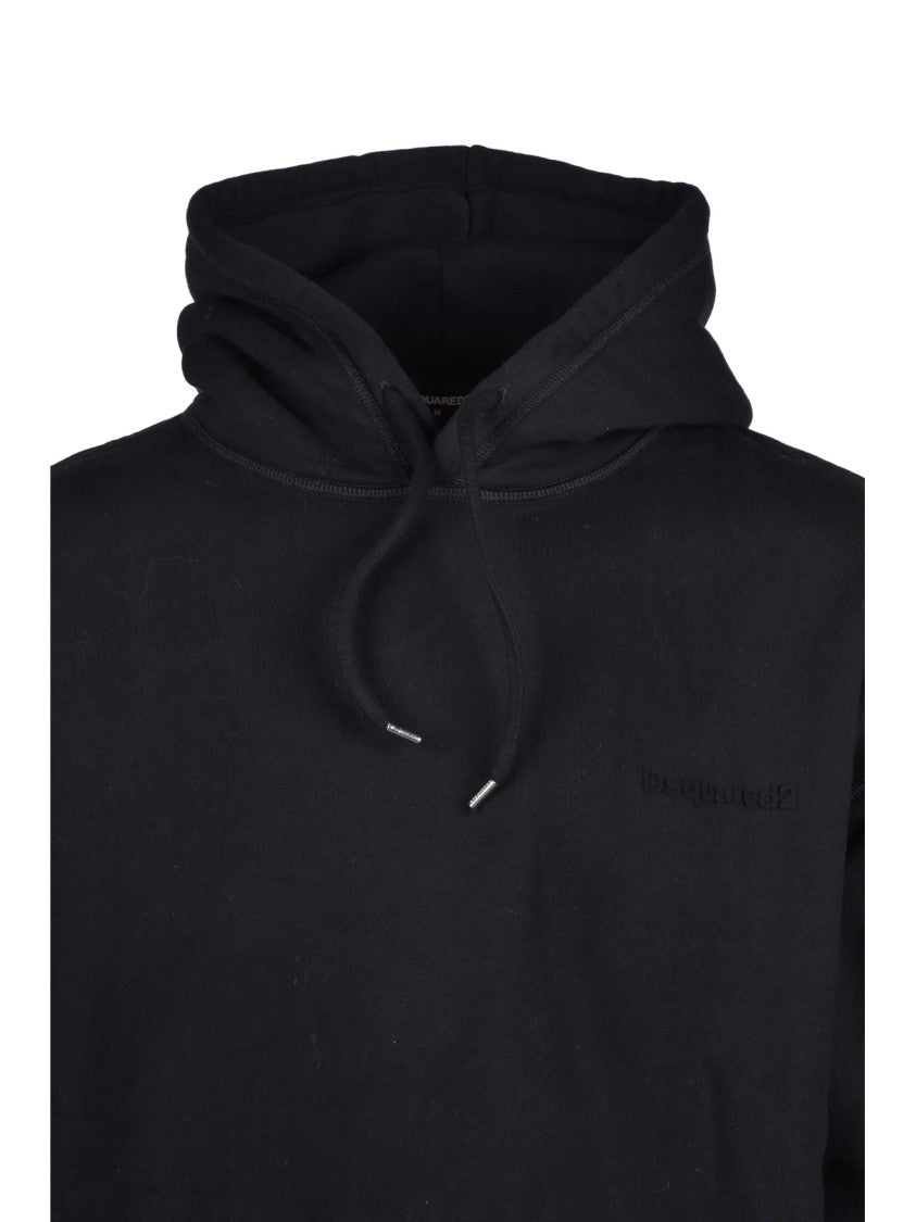 Dsquared2 Black Classic Crewneck Cotton Sweatshirt
