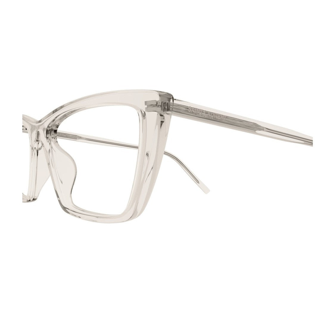 Saint Laurent Beige Sl 737 Mica Thin Acetate Butterfly Sunglasses