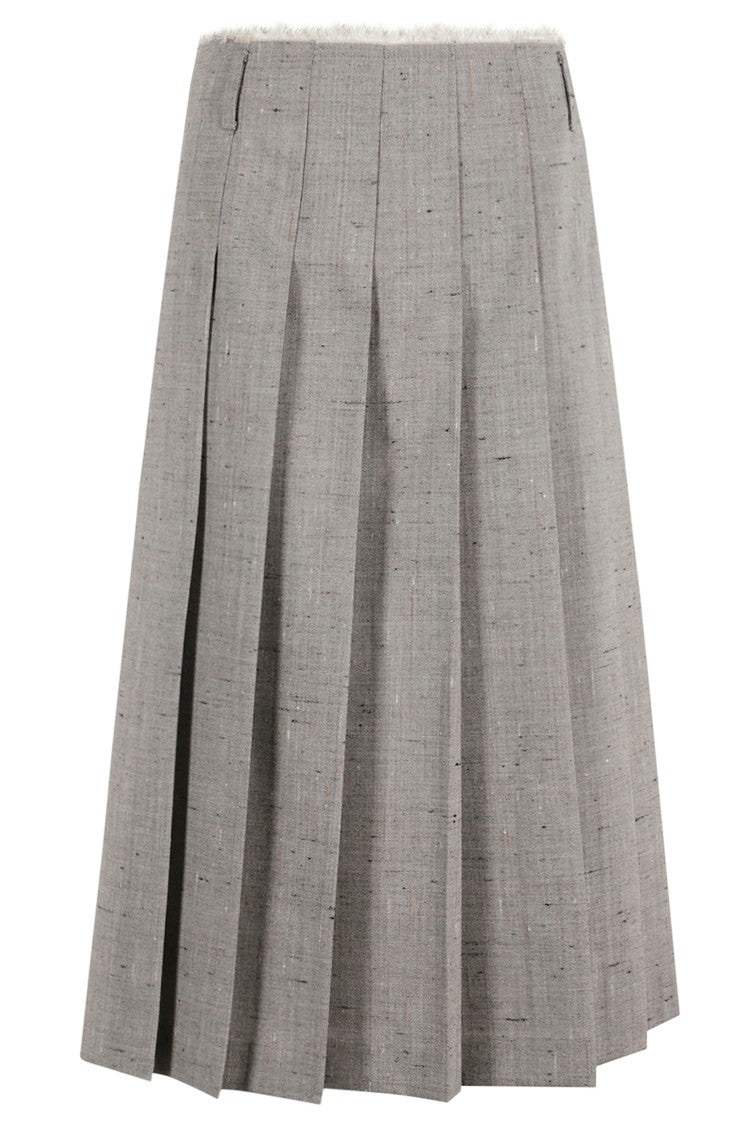 Tela Meridia Canvas Midi Skirt