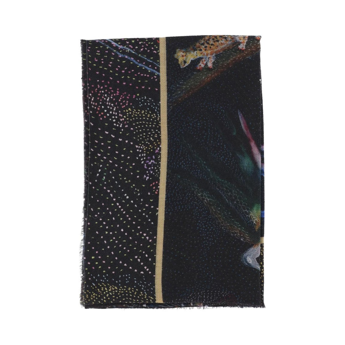 Faliero Sarti Wool And Cashmere Monkey Scarf