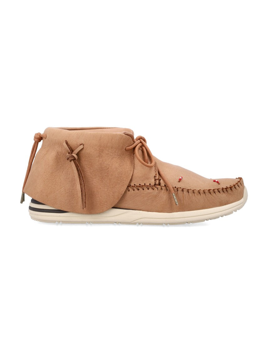 Visvim Fbt-Lhamo-Folk Sneakers With Hand-Sewn Leather