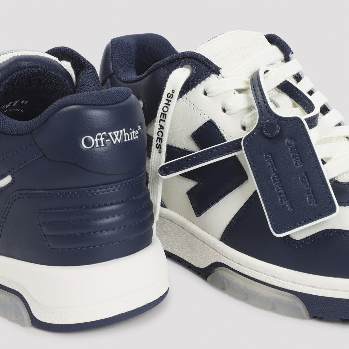 Off-White Leather Out-Of-Office Sneakers