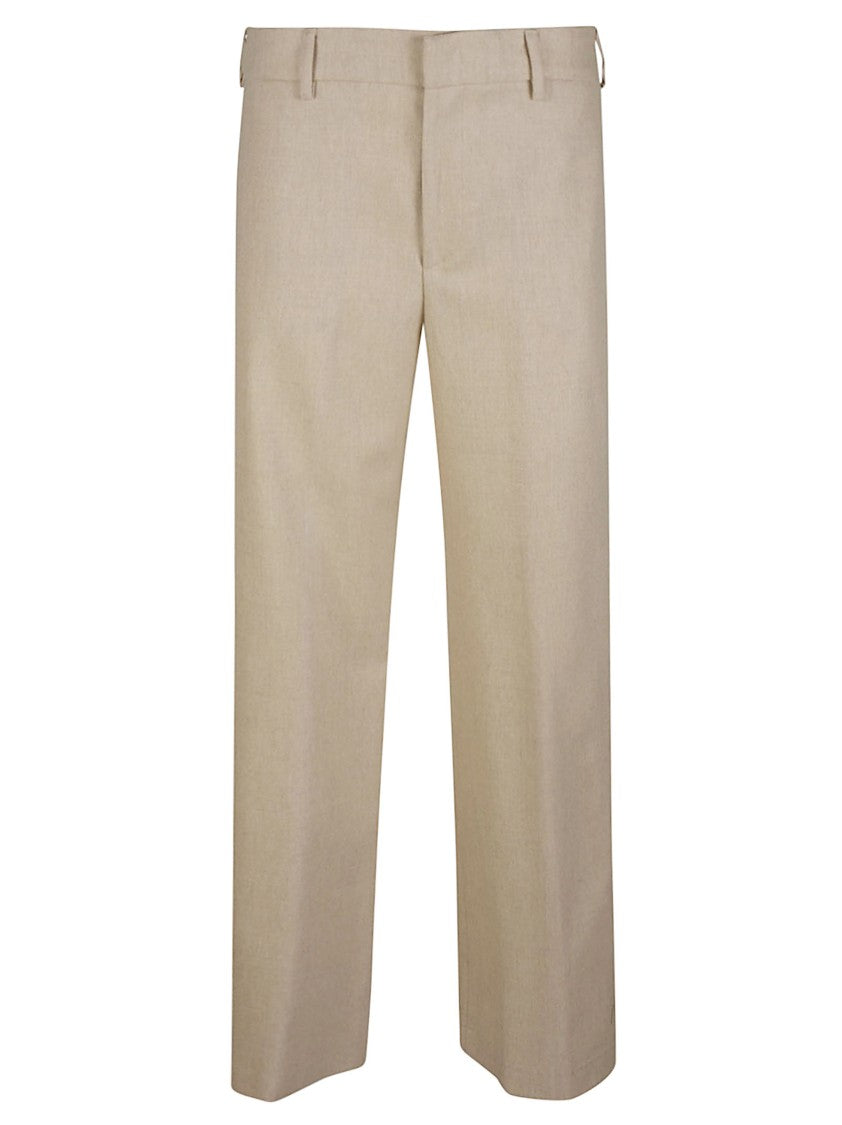 Pt Torino Lorenza Tailored Virgin Wool-Blend Straight-Leg Pants