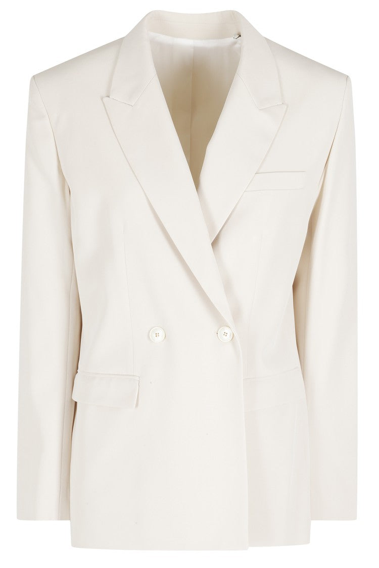 Isabel Marant Ecru Calie Gb Double-Breasted Acetate-Blend Blazer