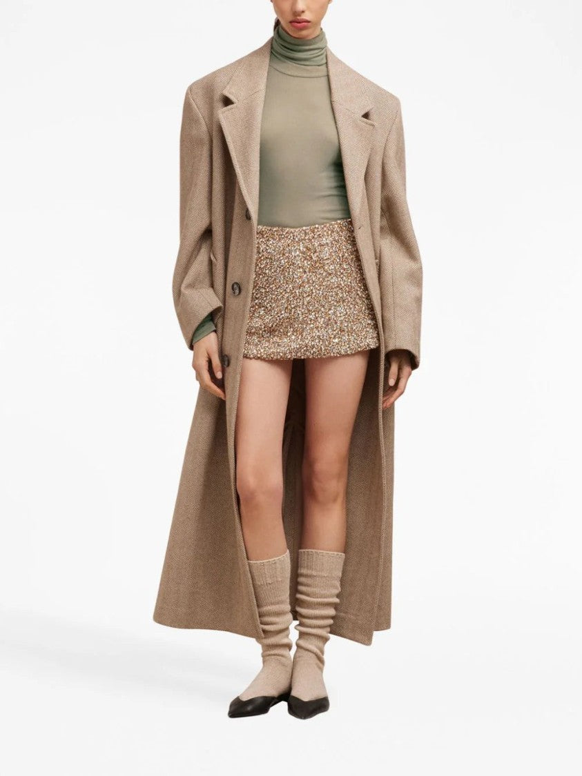 Ami High-Neck Ribbed-Knit Knitwear Jumper