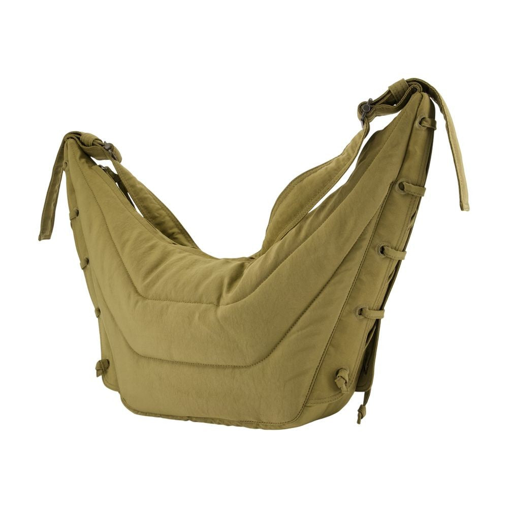 Lemaire Medium Soft Game Crossbody - Nylon - Khaki