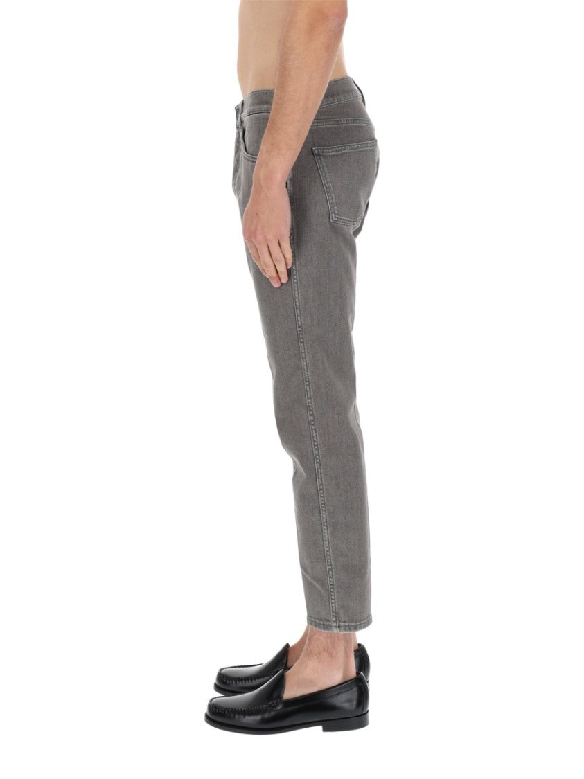 Lardini Lardini Slim Fit Washed Denim Jeans