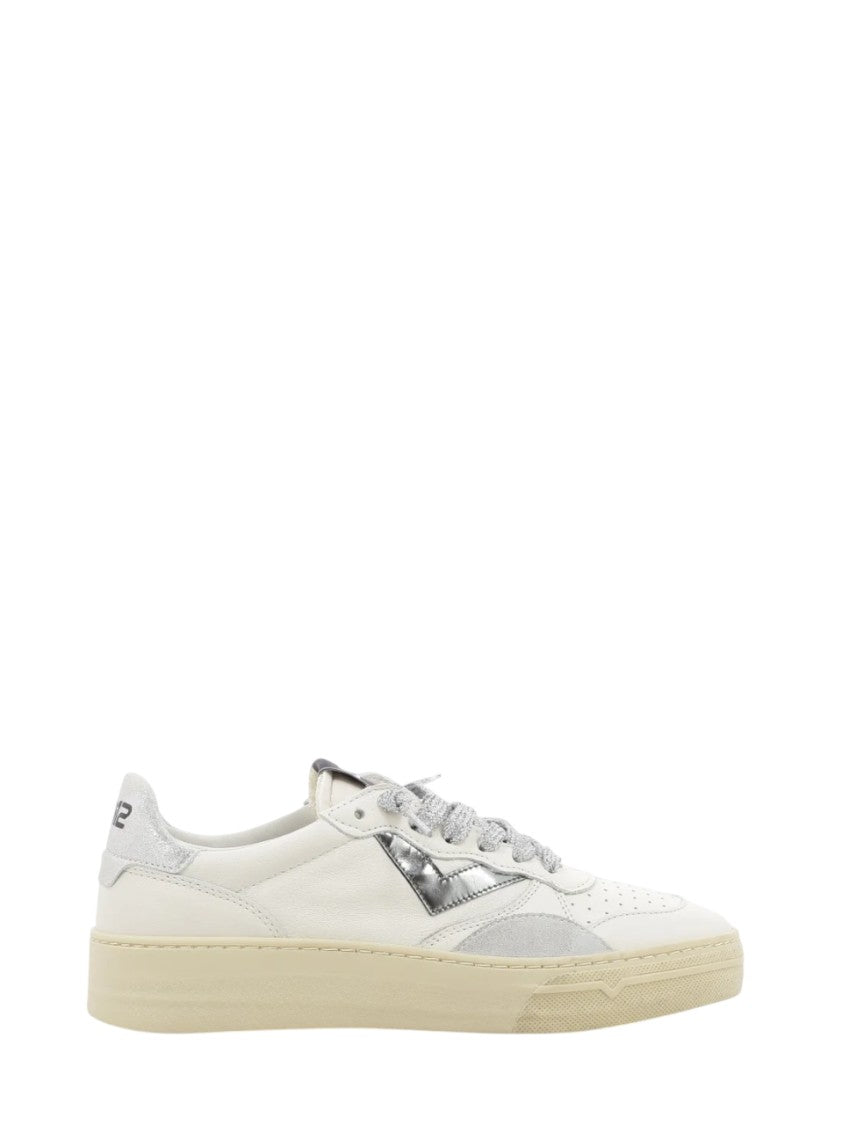 4B12 Low-Top Sneakers Perforated Details Rubber Sole