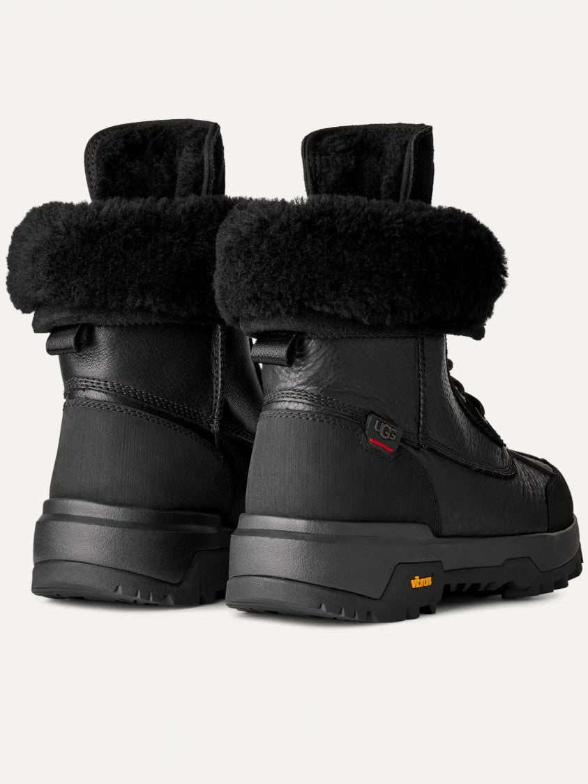 Ugg Adirondack Boot Xxv Rugged Black Shearling Boots