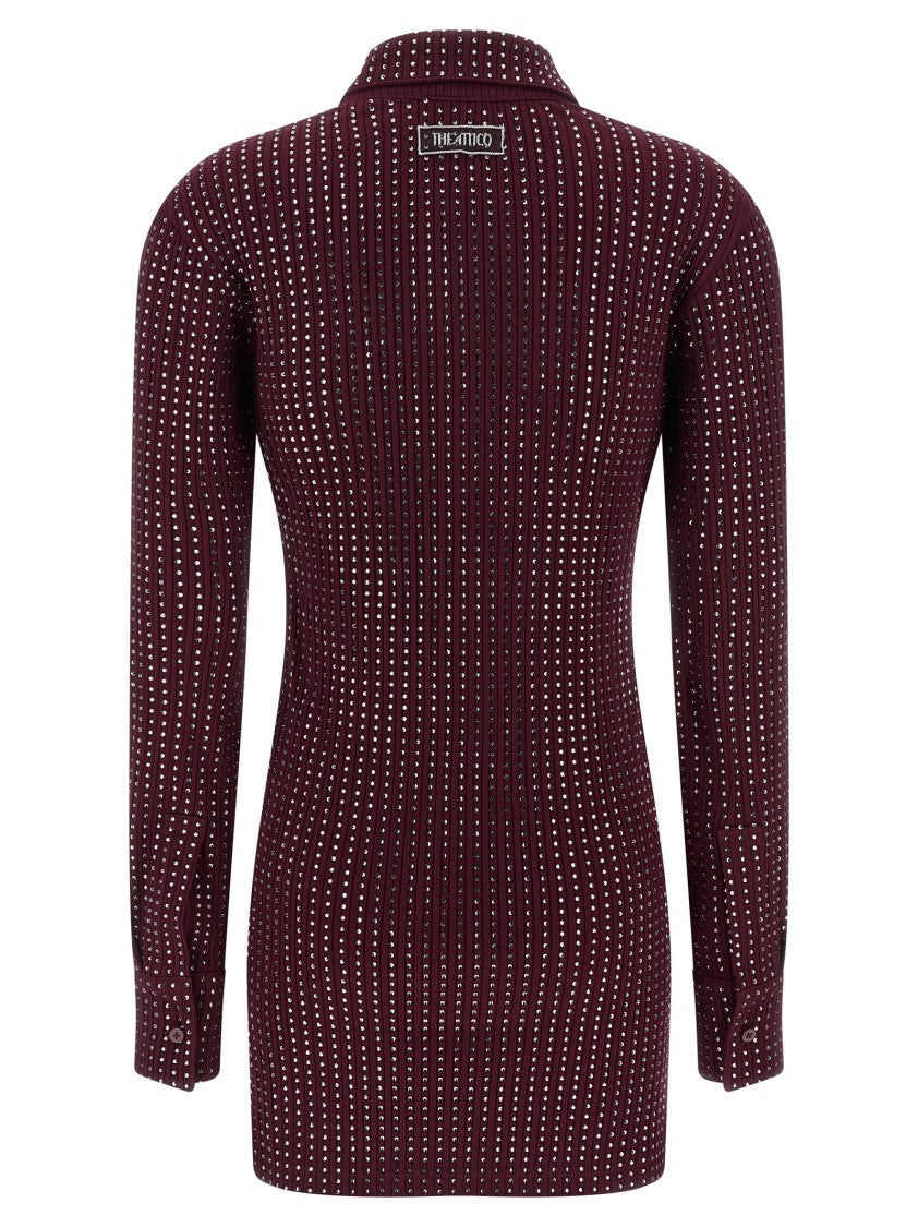 The Attico Rhinestone Dress