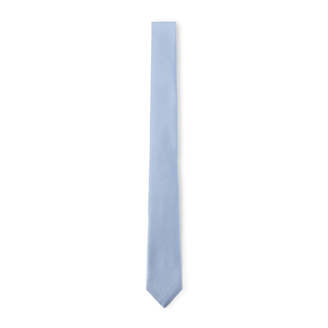 Tom Ford Textured Light Blue Slim Tie In Mulberry Silk