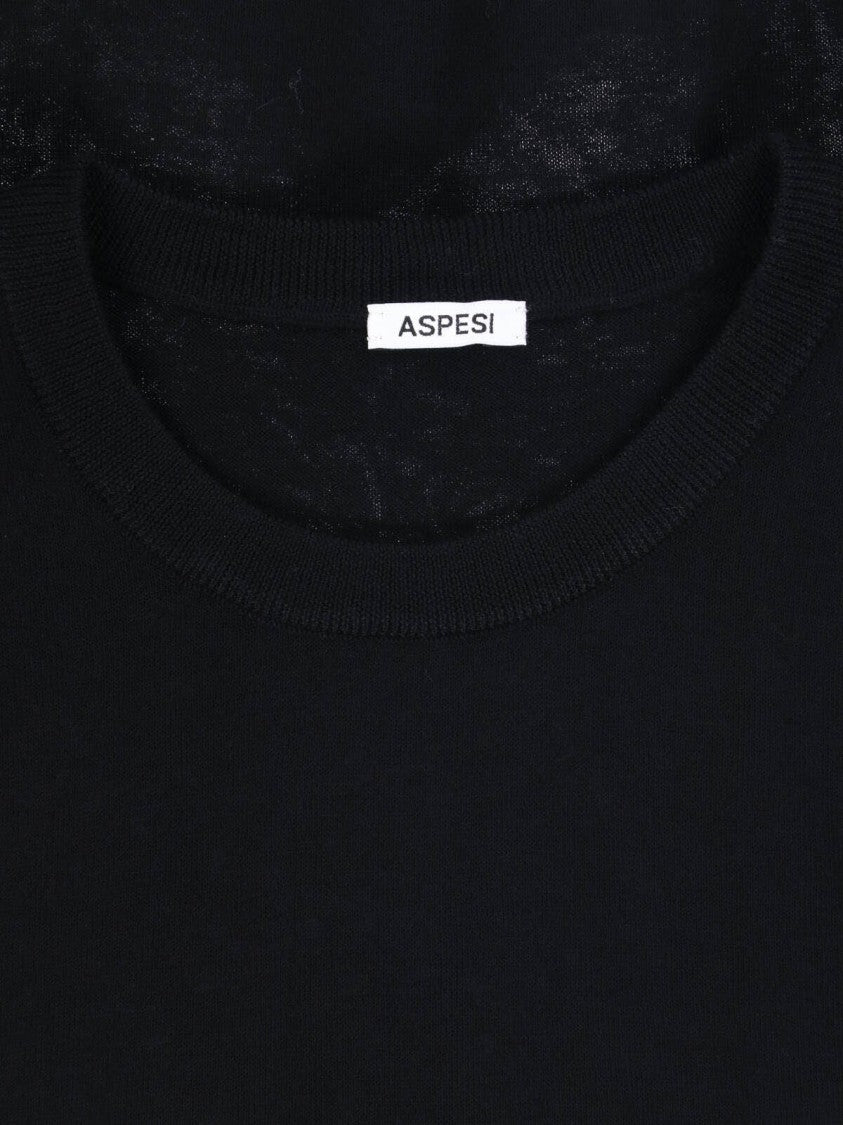 Aspesi Brown Virgin Wool Sweater