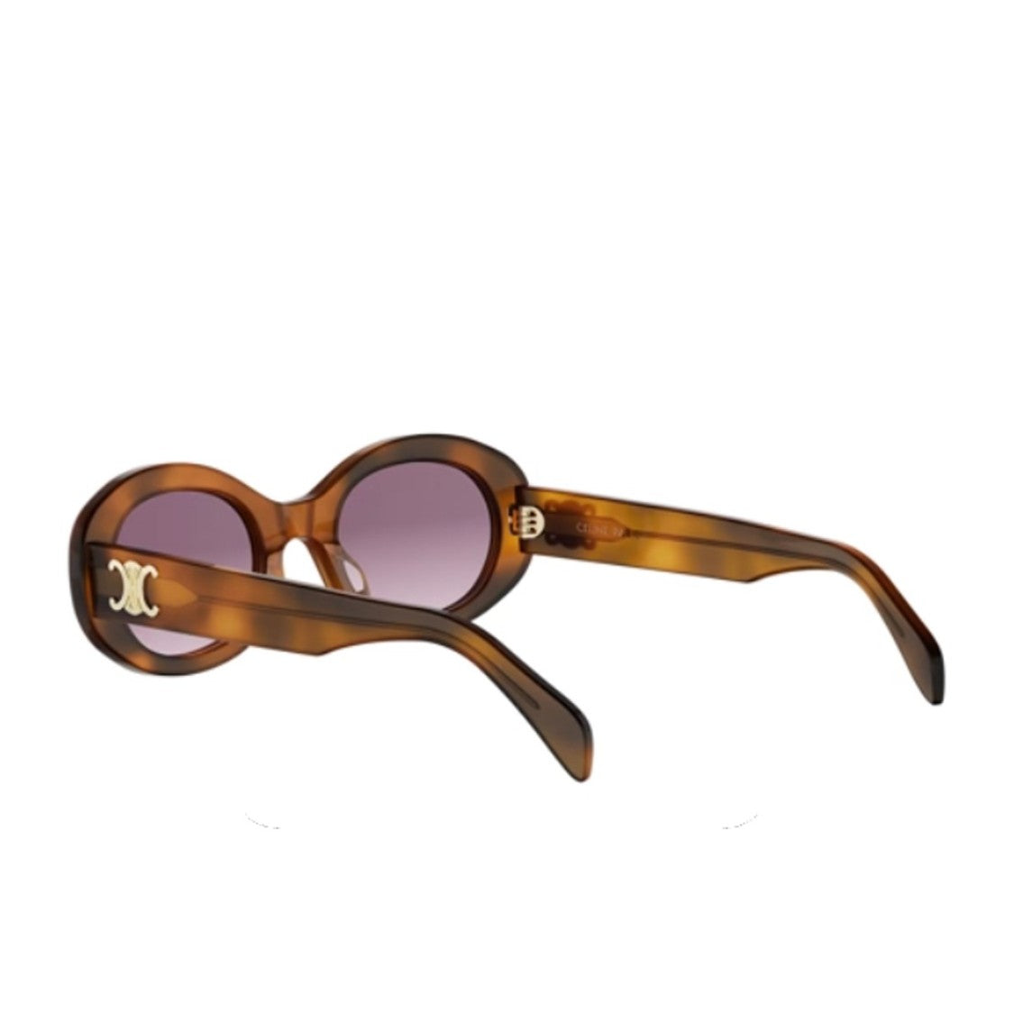 Celine Havana Triomphe Acetate Oval Sunglasses