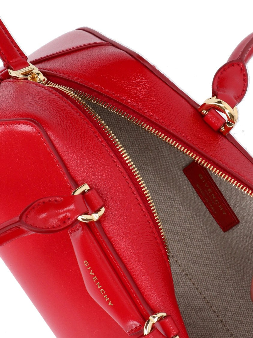 Givenchy Structured Red Shoulder Bag With Versatile Design