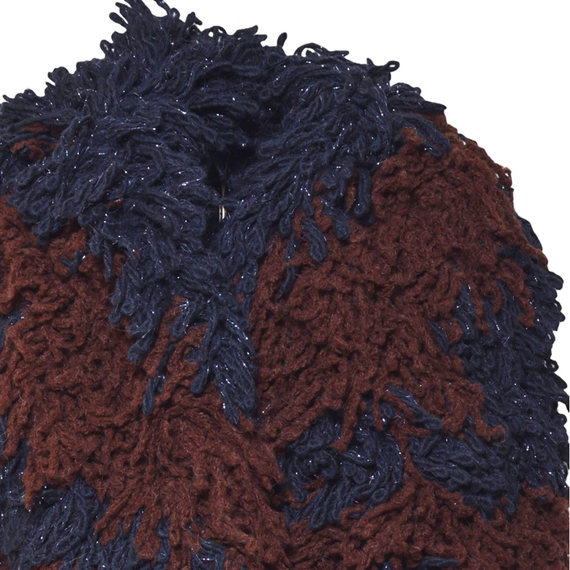 Etro Textured Deep Blue Knit Sweater