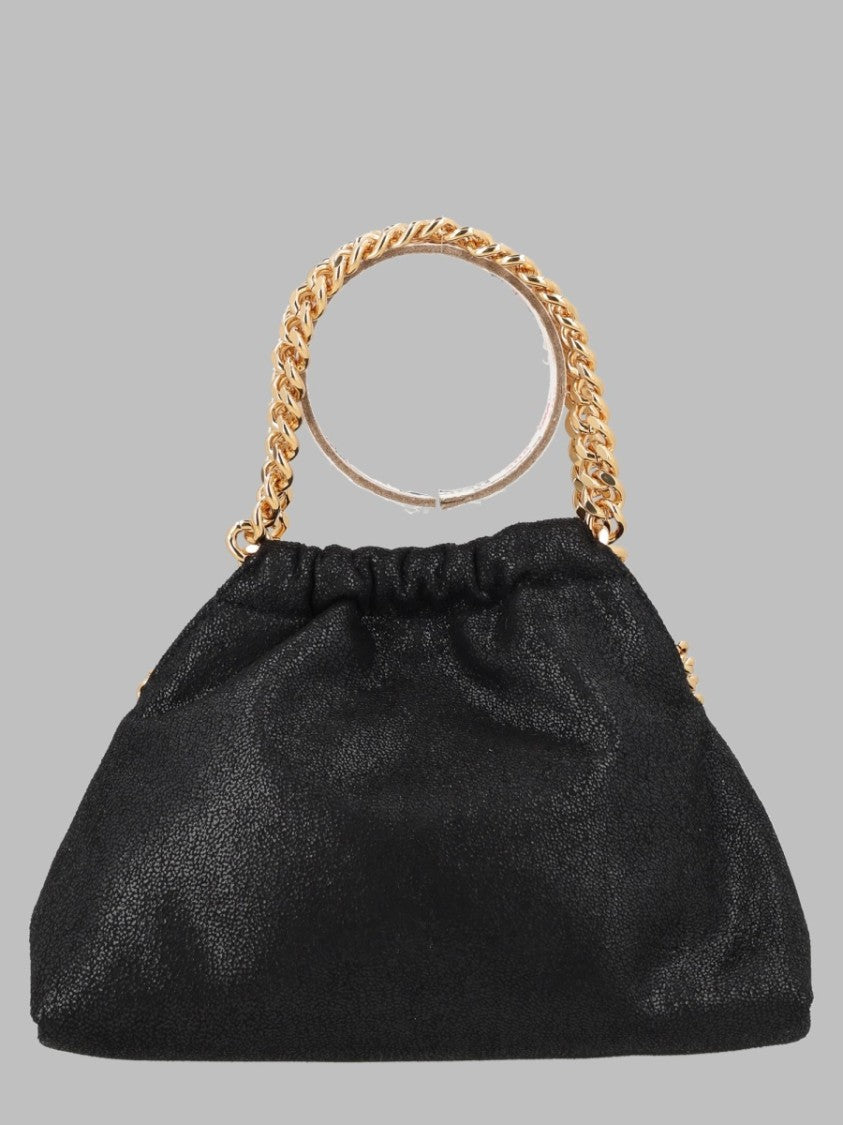 Stella Mccartney Mini Bag With Gold-Tone Chain Handle And Medallion Charm