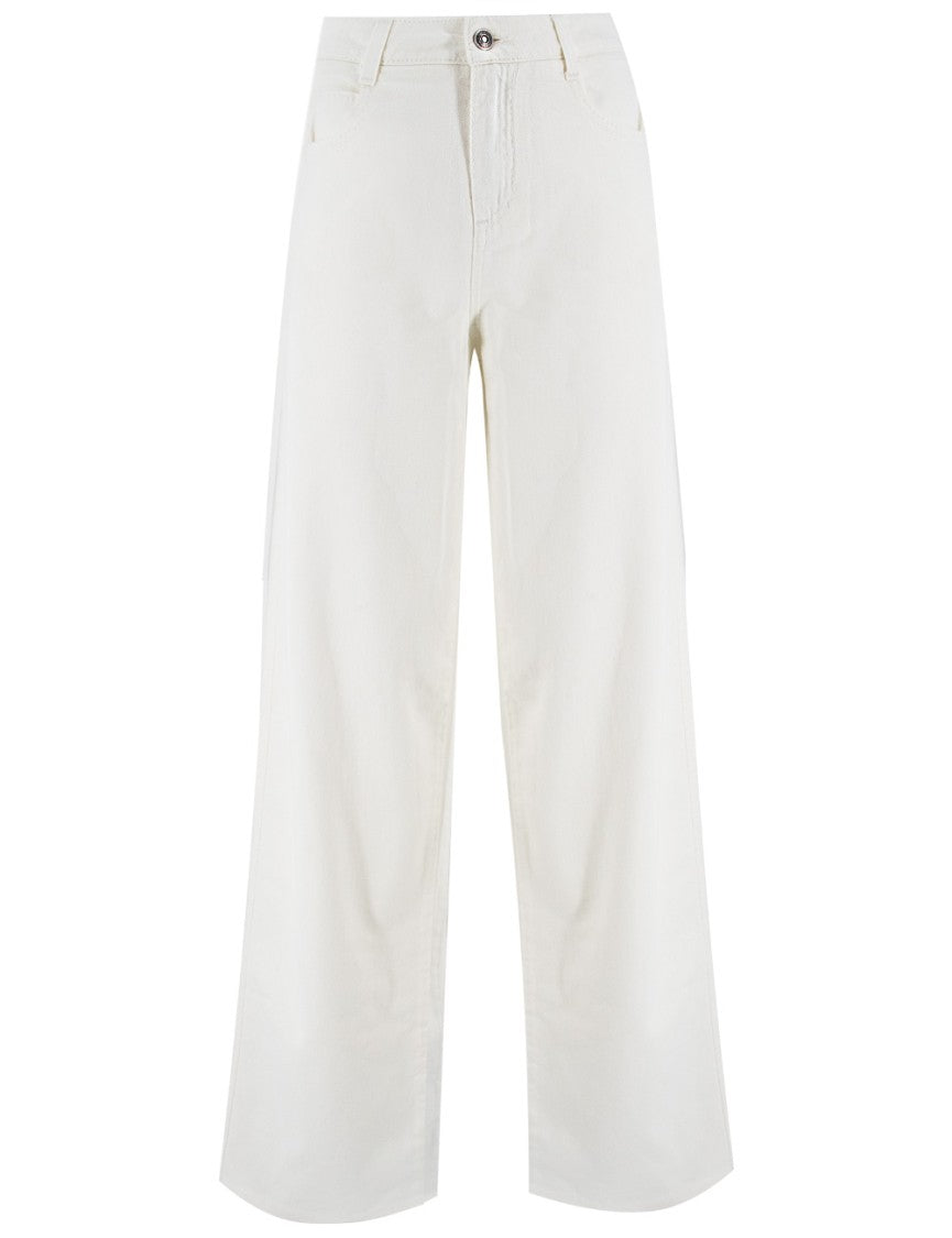 Ermanno Scervino Wide-Leg High-Waist Jeans