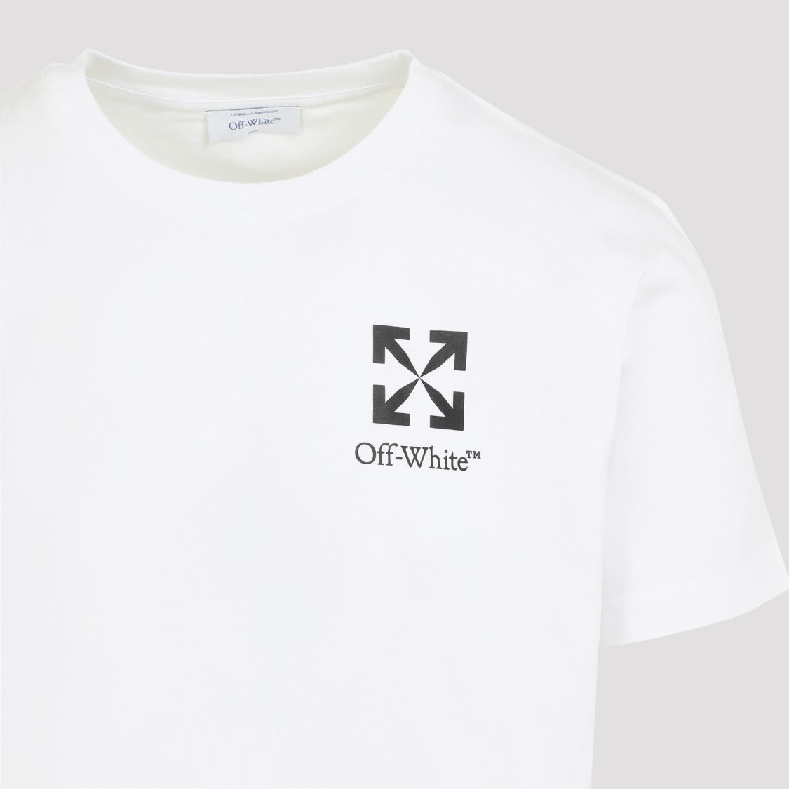Off-White Short-Sleeve Crew Neck T-Shirt