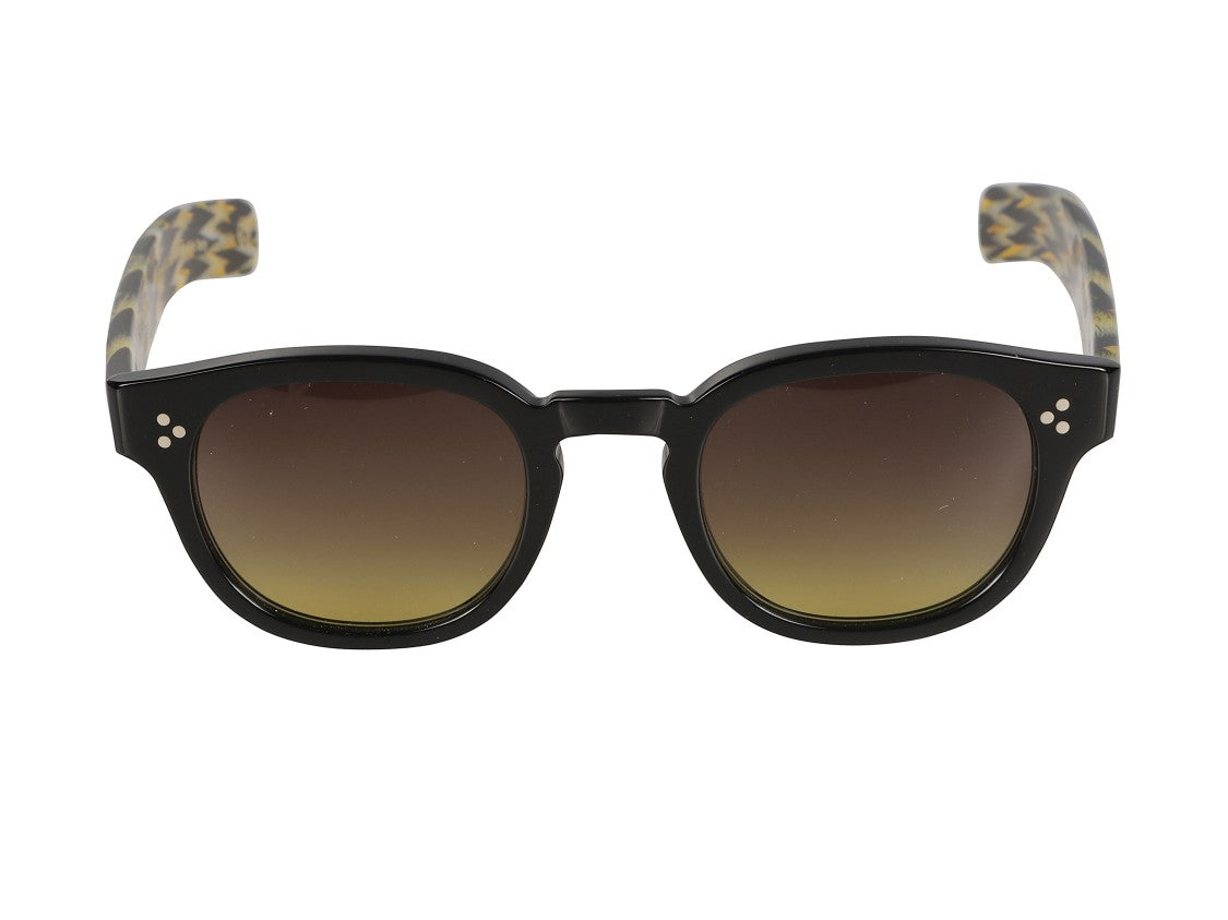 Kador Brown Jolly Amerika Round Gradient Sunglasses