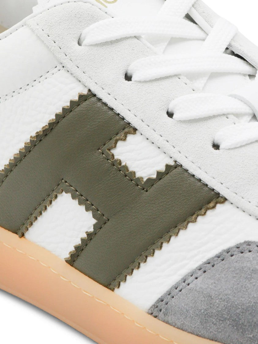Hogan Cool White Suede Overlay Sneakers