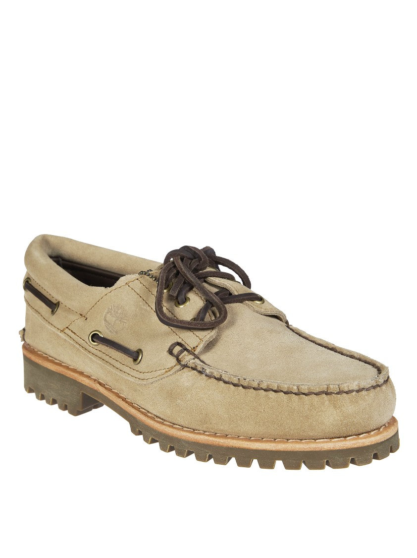Timberland Brown Suede Lug Pattern Sole Loafers
