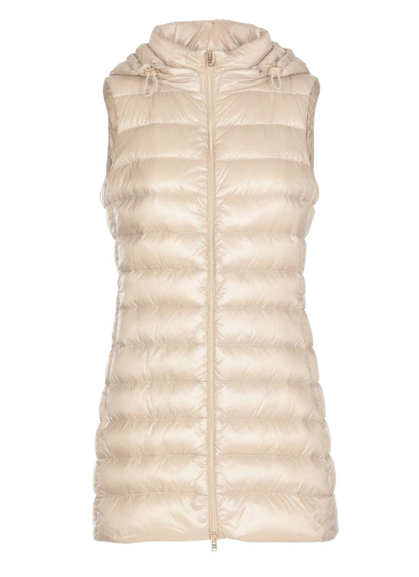 Herno Quilted Puffer Vest With Hood