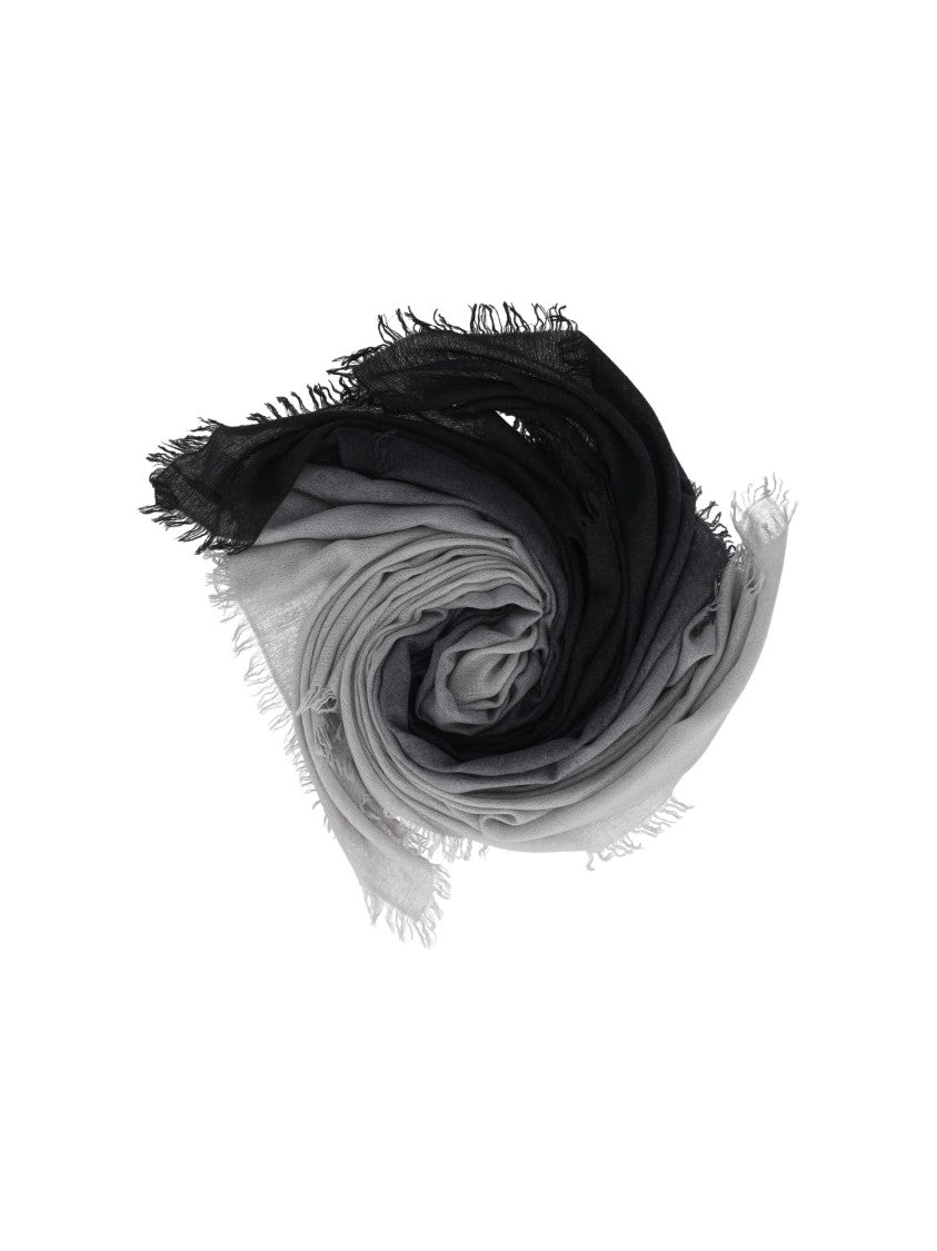 Faliero Sarti Gradient Design Scarf With Fringed Edges