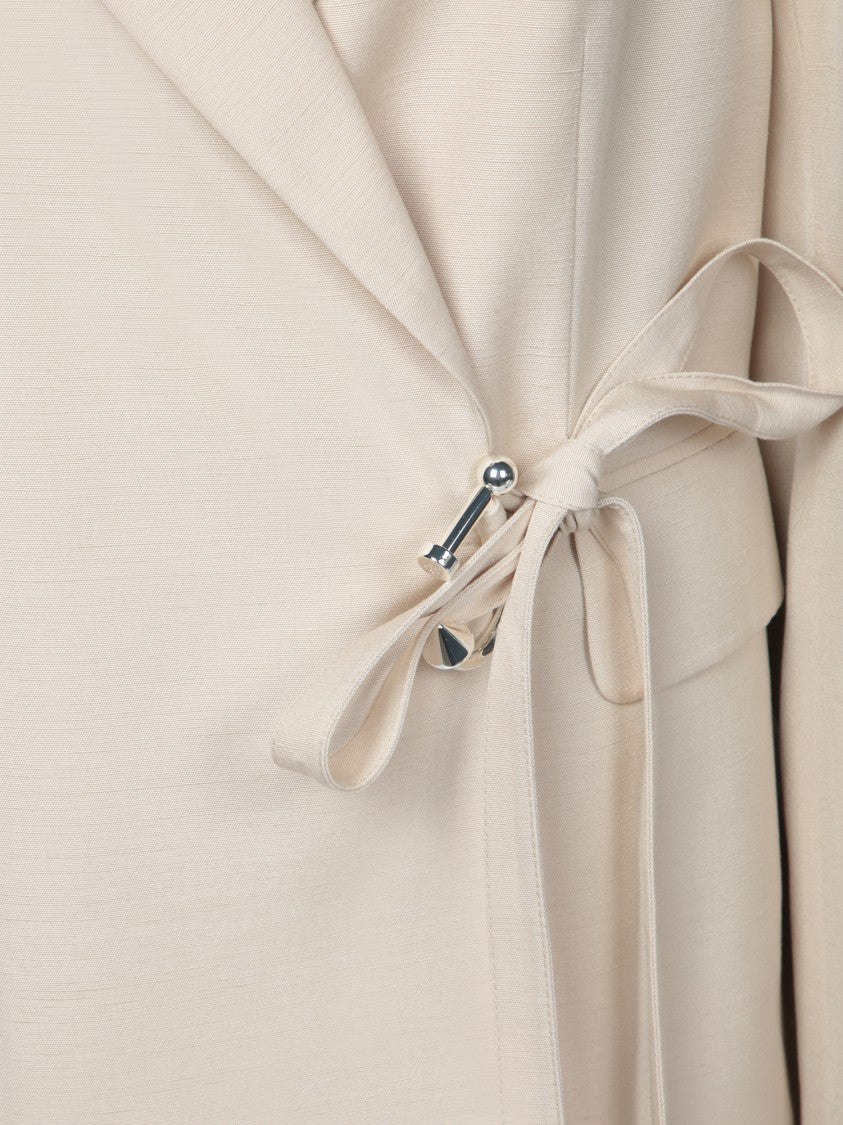 J. W. Anderson Viscose And Silk Blend White Jacket