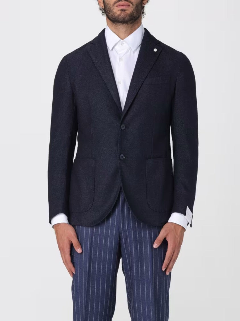 Luigi Bianchi Wool-Blend Tailored Jacket