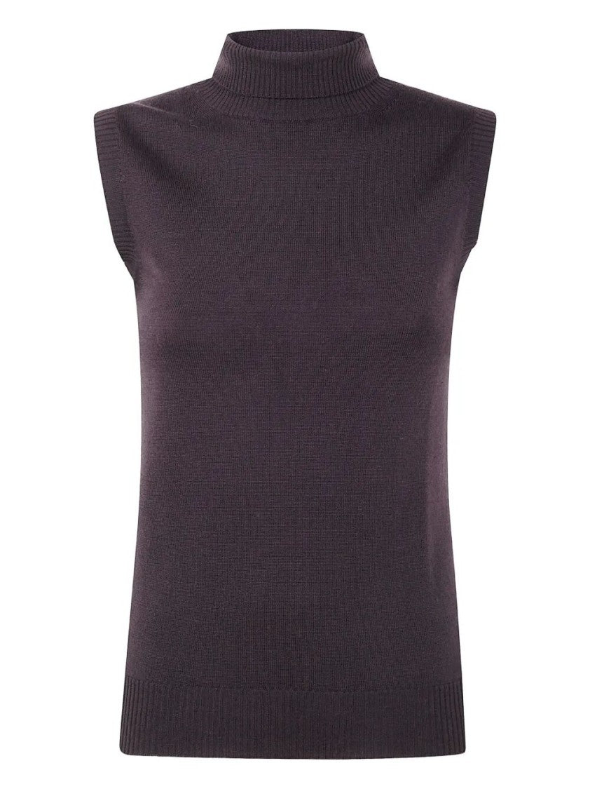 Sportmax Sleeveless Turtle-Neck Sweater
