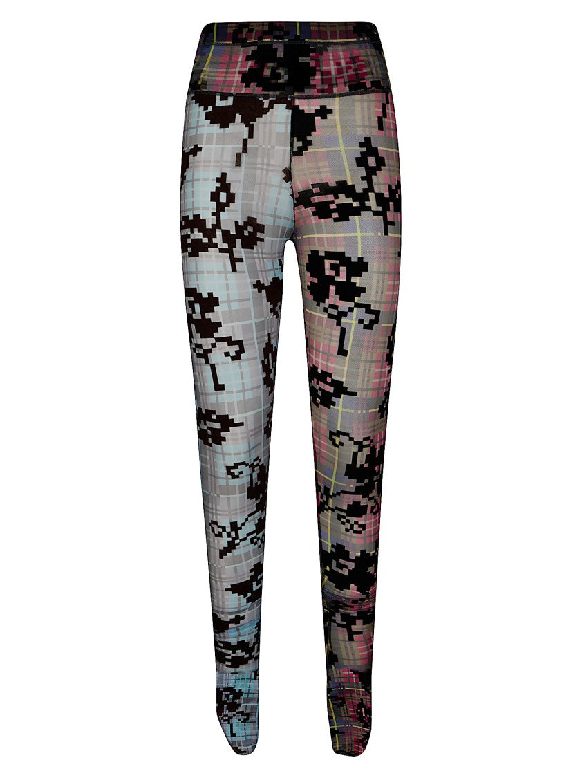Chopova Lowena Bunny Party Mesh Leggings