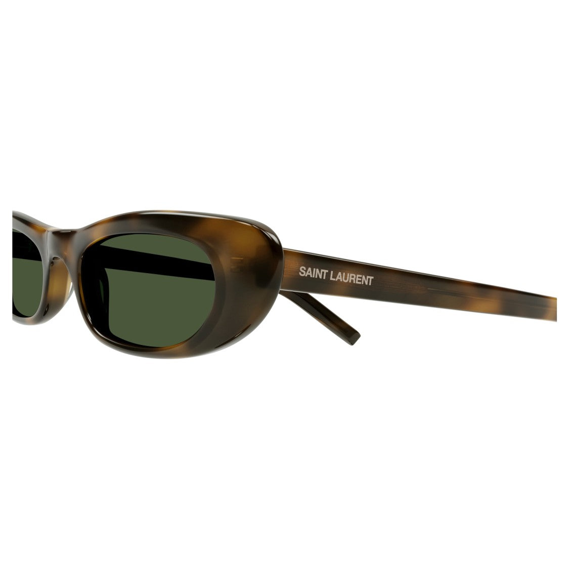 Saint Laurent Sl 557 Shade Tortoiseshell Oval Frame Sunglasses