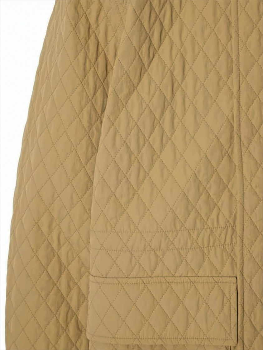 Burberry Quilted Jacket With Diamond Pattern