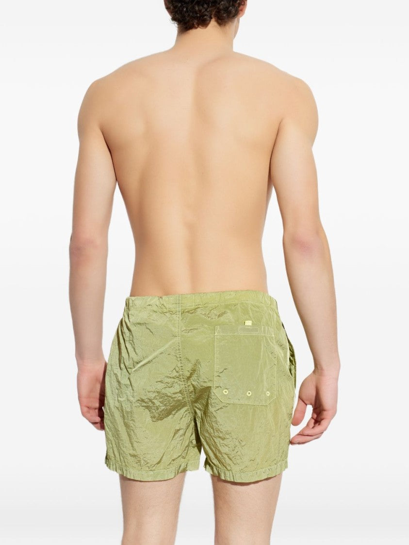 Stone Island Slim Fit Lemon Polyamide Shorts
