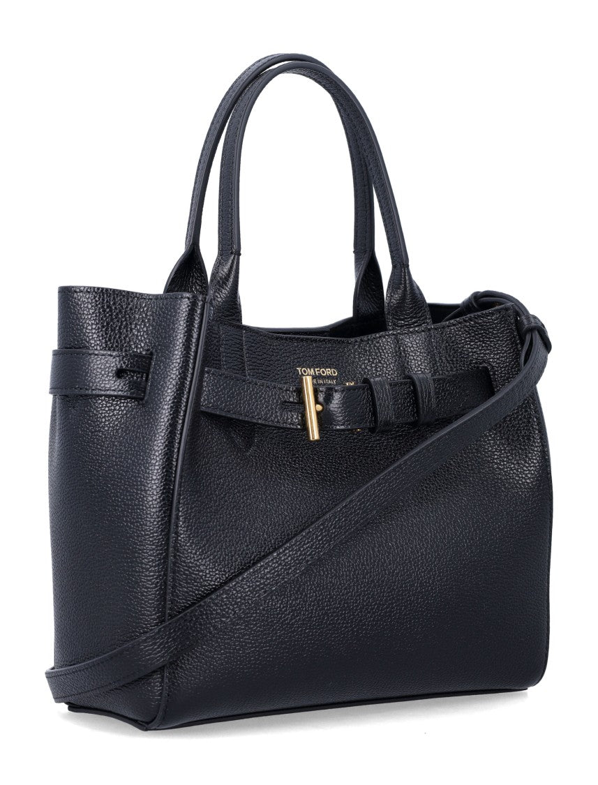 Tom Ford Audrey Small Calf Leather Tote Bag