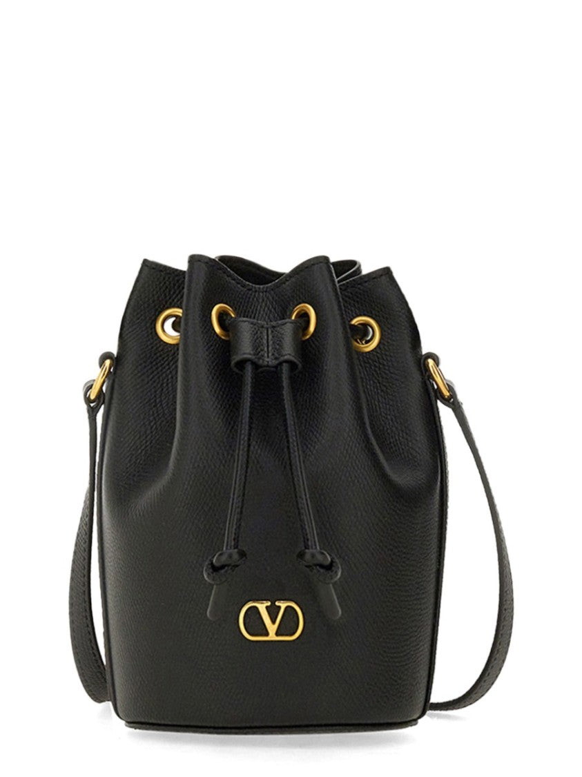 Valentino Garavani "Vlogo Signature" Mini Bucket Bag