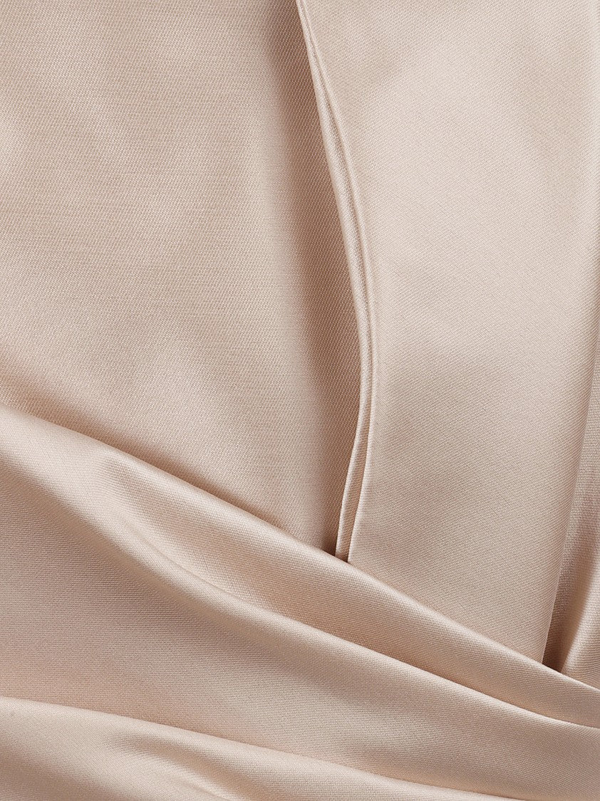 Alberta Ferretti Mikado Longuette Dress