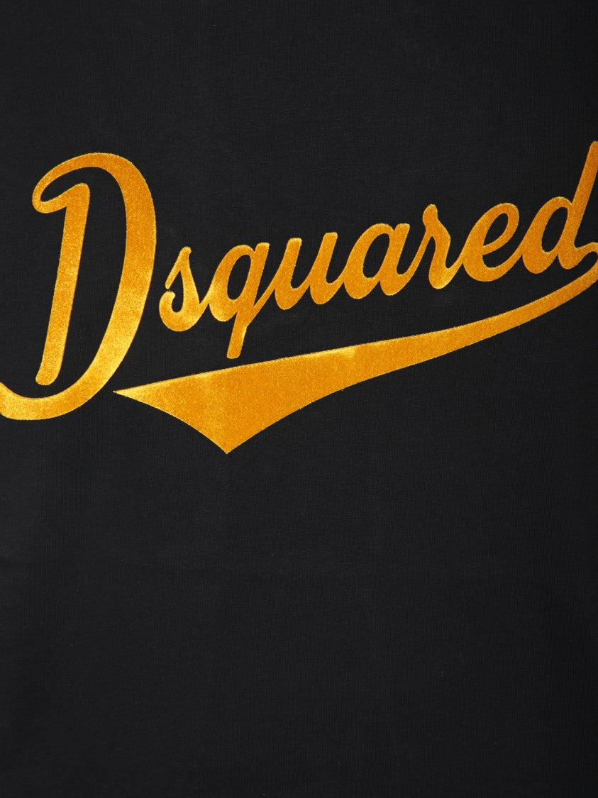 Dsquared2 Short Sleeve Cotton T-Shirt With Logo