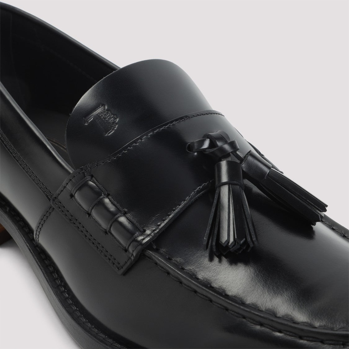 Tod's Black Nappa Leather Loafer